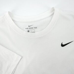 Nike THE NIKE TEE Dri-FIT White Short Sleeve T-Shirt Men's Large Athletic